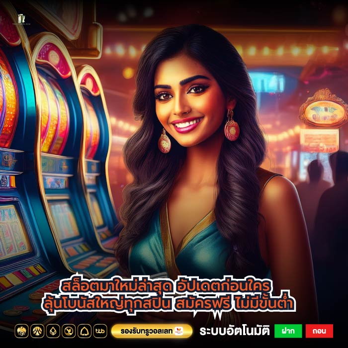 สล็อตมาใหม่ล่าสุด อัปเดตก่อนใคร ลุ้นโบนัสใหญ่ทุกสปิน สมัครฟรี ไม่มีขั้นต่ำ